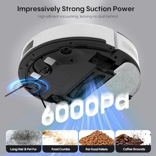 Robot Vacuum and Mop Combo — Robot Vacuum, Bagotte