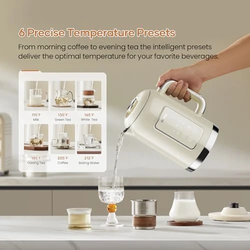 Smart Kettle with Temperature Control — Electric Kettle, OLEGA