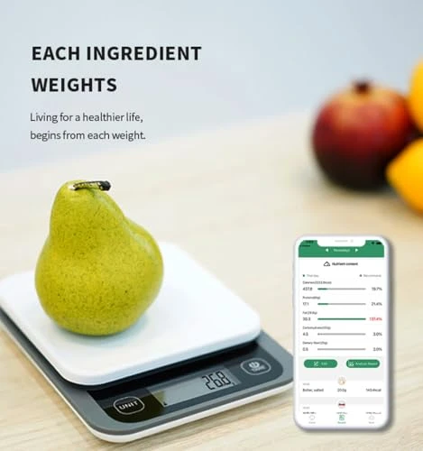 Smart Kitchen Scale for Weight Loss & Cooking — Smart Scale, HAIZHIHUI