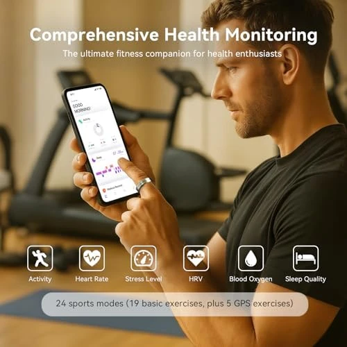 Smart Ring Fitness Tracker — Smart Ring, SHGMEET