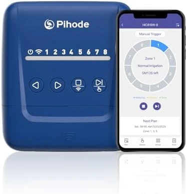 Smart Sprinkler Controller with Weather Intelligence and Atmosphere Lights — Irrigation System, Pihode