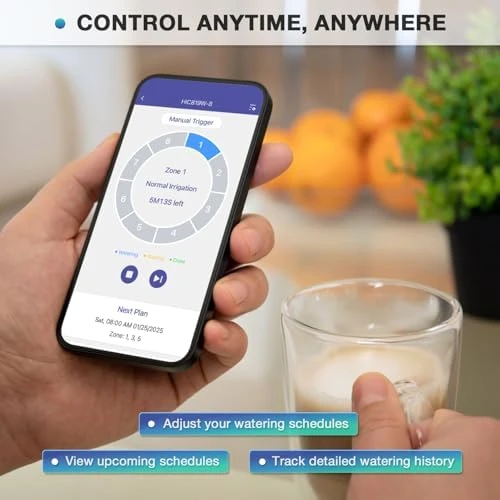 Smart Sprinkler Controller with Weather Intelligence and Atmosphere Lights — Irrigation System, Pihode
