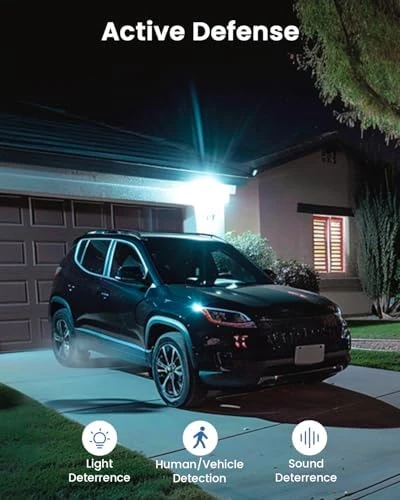 Solar Security Camera Wireless Outdoor System — Security Camera, AOSU