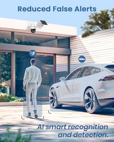 Solar Security Camera Wireless Outdoor System — Security Camera, AOSU