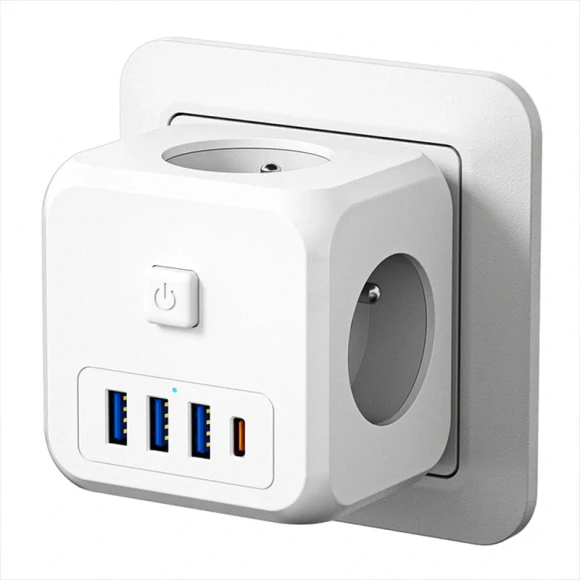 7 Port Power Strip — Power Bank, ESSAGER