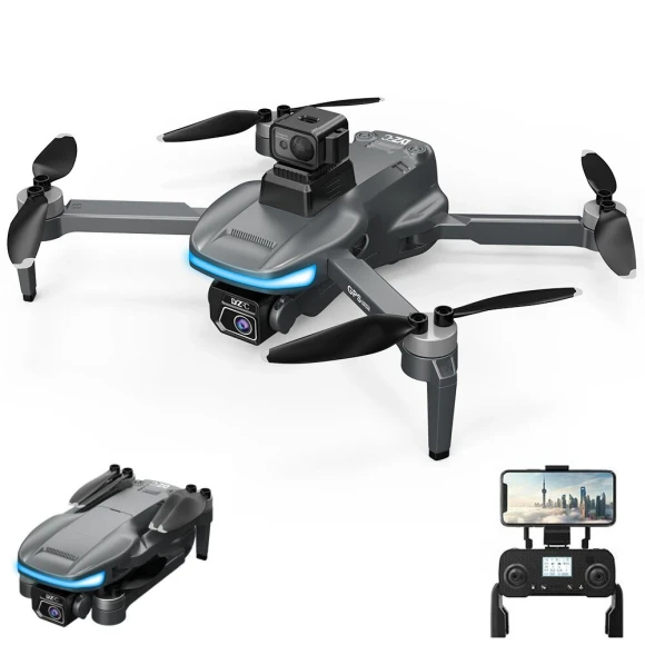 GPS 5G WiFi FPV with 4K HD Dual Camera Servo Gimbal 360° Obstacle Avoidance Optical Flow Positioning — Drone, LYZRC