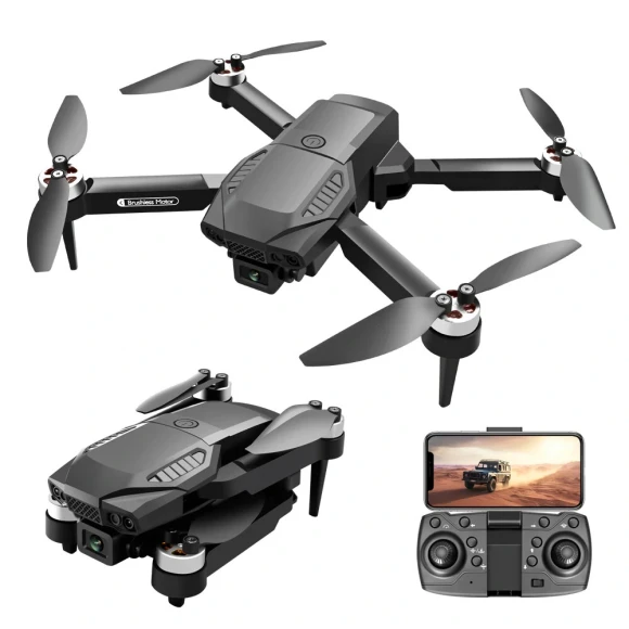 WiFi FPV HD Dual Camera Optical Flow Positioning Brushless Foldable RC Drone — Drone, ZHENG FEI TOYS