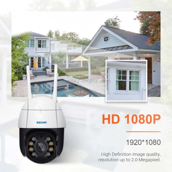 AI Humanoid Detection WiFi IP Camera — Security Camera, ESCAM