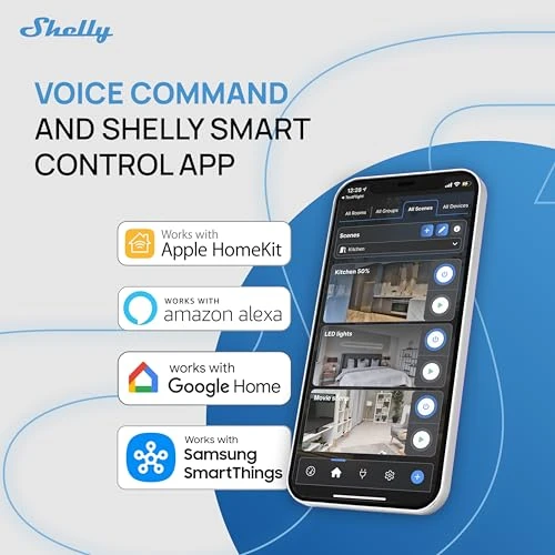 1 Gen4 Wi-Fi, Zigbee & Matter Smart Relay Switch with Dry Contacts, 1-Channel 16A — Smart Switch, Shelly