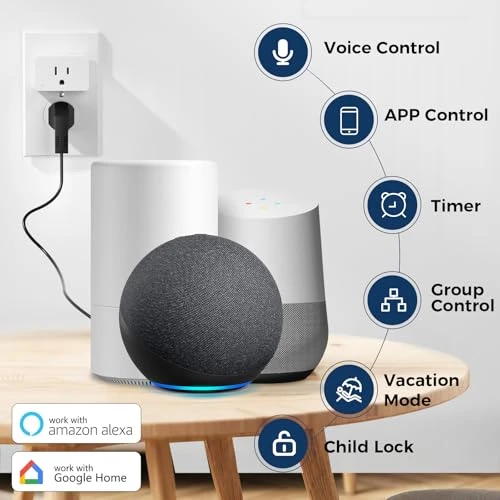 4 Pack Smart Plugs with WiFi and Bluetooth — Smart Plug, MMU