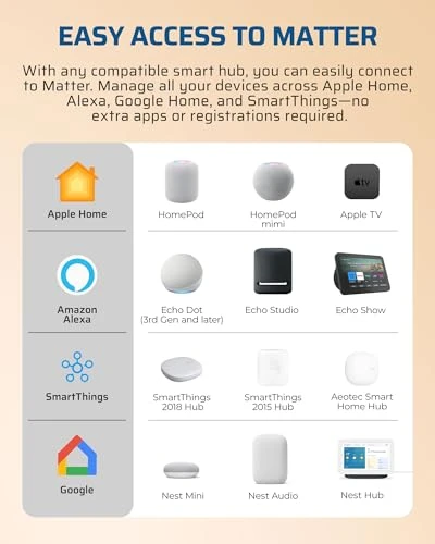 Matter Smart Plug 2-Pack — Smart Plug, DEWENWILS