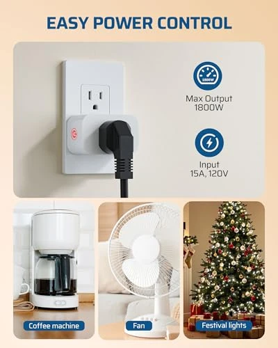 Matter Smart Plug 2-Pack — Smart Plug, DEWENWILS