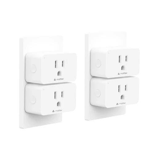 Matter Smart Plug (4 Pack) — Smart Plug, Minoston