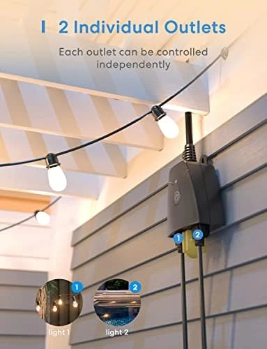 Outdoor Smart Plug with 2 Outlets — Smart Plug, meross