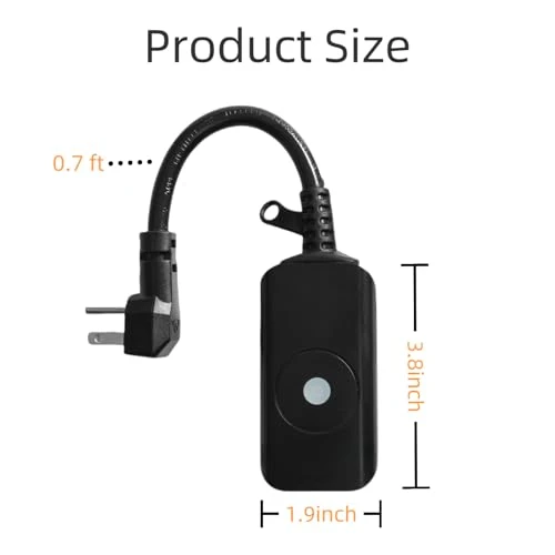 Outdoor Smart WiFi Plug Outlet — Smart Plug, TAYMATIC
