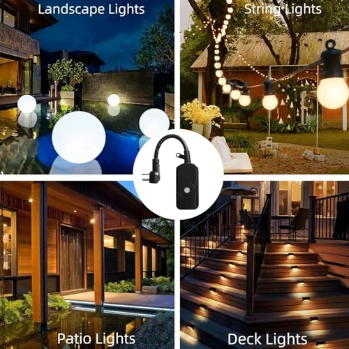 Outdoor Smart WiFi Plug Outlet — Smart Plug, TAYMATIC