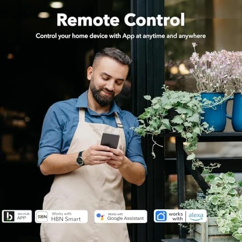 Outdoor Smart WiFi Plug with Two Grounded Outlets — Smart Plug, HBN