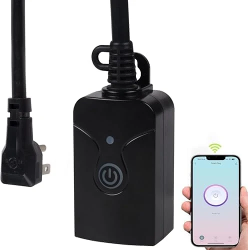 Outdoor Smart WiFi Plug with Two Grounded Outlets — Smart Plug, HBN