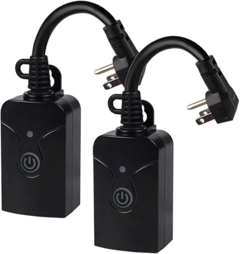 Outdoor Smart WiFi Plug with Two Grounded Outlets — Smart Plug, HBN