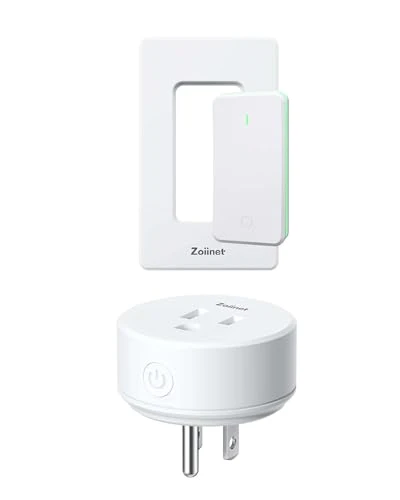 Remote Control Outlet Plug Switch, Buckle Design & Removable Wireless Light Switch — Smart Plug, Zoiinet
