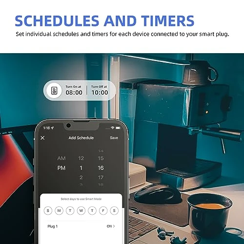 Smart Plug, 15A WiFi Outlet with Timer & Group Control — Smart Plug, junlit