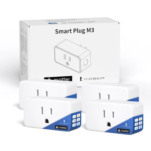 Smart Plug M3 4 Pack, Matter over WiFi — Smart Plug, THIRDREALITY