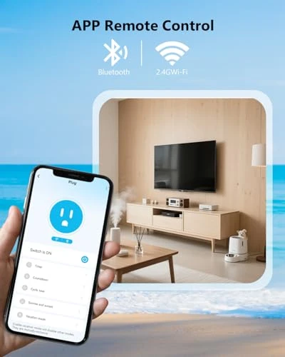 Smart Plug Max 15A/1800W, Compatible with Alexa and Google Home — Smart Plug, DAYBETTER