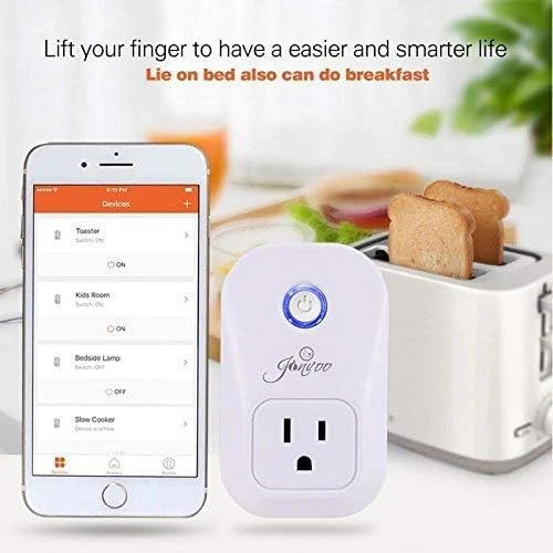Smart Plug, WiFi Outlet Socket Remote Control with Timer Function — Smart Plug, Jinvoo