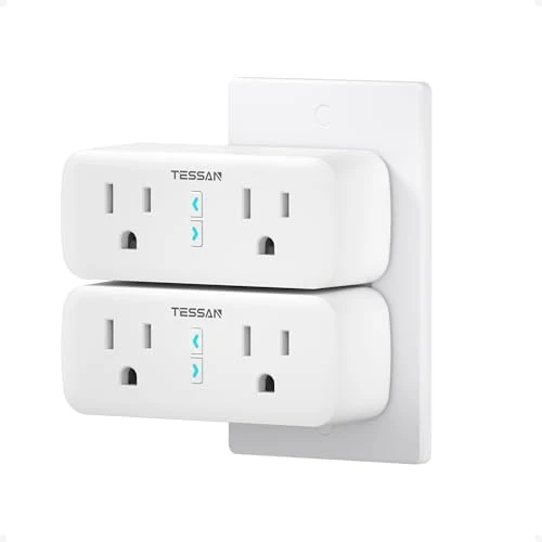 Smart Plug with Dual Sockets — Smart Plug, TESSAN