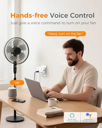 Smart Plug with Dual Sockets — Smart Plug, TESSAN