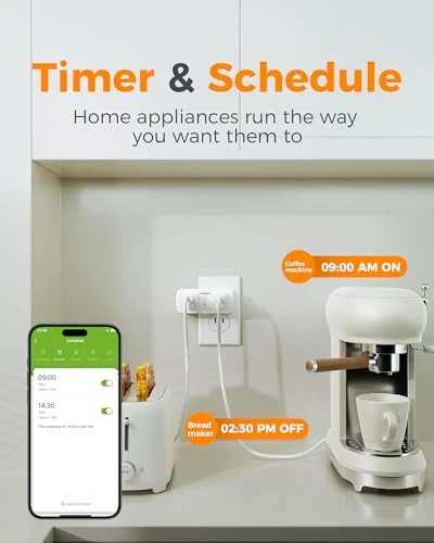 Smart Plug with Dual Sockets — Smart Plug, TESSAN