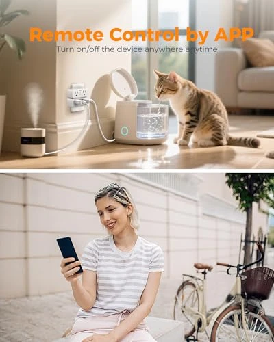 Smart Plug with Dual Sockets — Smart Plug, TESSAN