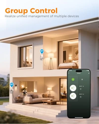 Smart Plug with Dual Sockets — Smart Plug, TESSAN