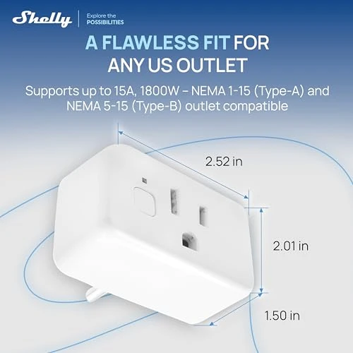 Smart Plug with Power Metering — Smart Plug, Shelly