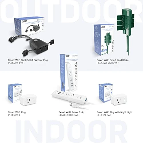 Smart WiFi Plug with Night Light — Smart Plug, Feit Electric