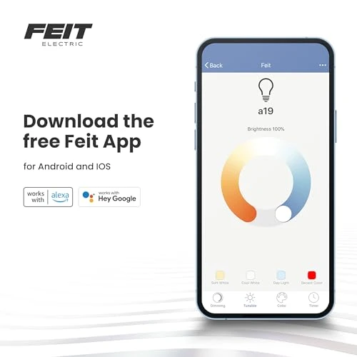 Smart WiFi Plug with Night Light — Smart Plug, Feit Electric