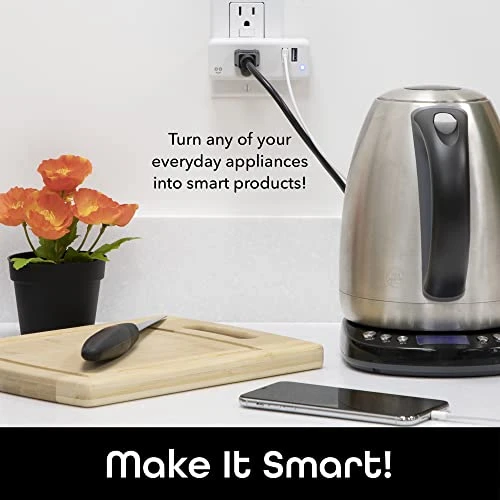 Switch + Charge Multi Port Smart Wi-Fi Plug with 2 USB Ports — Smart Plug, Geeni
