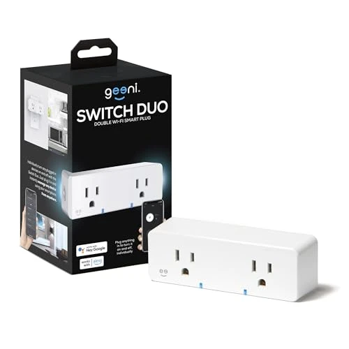 Switch Duo Double Smart Plug — Smart Plug, Geeni