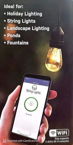 Triple Outlet Outdoor Smart Plugs, 2-Pack — Smart Plug, Feit Electric
