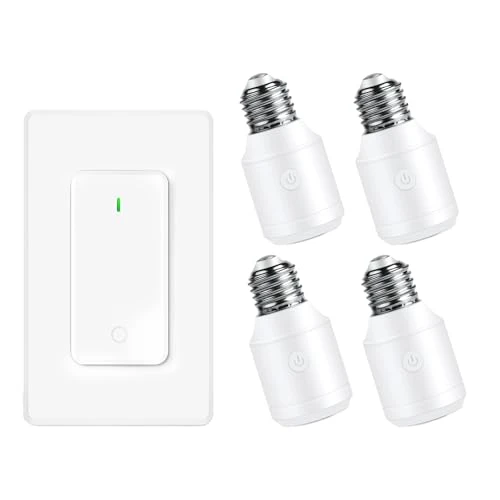 WiFi Smart Outlet Plug with Remote, Wall Switch, Compatible with Alexa and Google — Smart Plug, GREENCYCLE