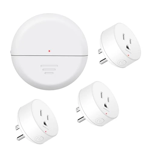 WiFi Smart Outlet Plug with Remote, Wall Switch, Compatible with Alexa and Google — Smart Plug, GREENCYCLE