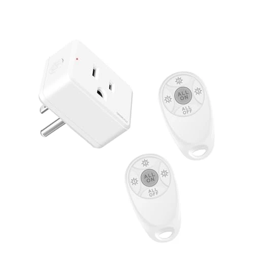 WiFi Smart Outlet Plug with Remote, Wall Switch, Compatible with Alexa and Google — Smart Plug, GREENCYCLE