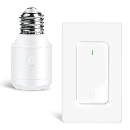 WiFi Smart Outlet Plug with Remote, Wall Switch, Compatible with Alexa and Google — Smart Plug, GREENCYCLE