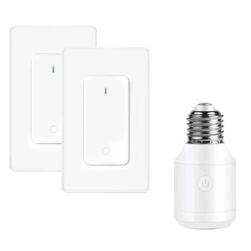 WiFi Smart Outlet Plug with Remote, Wall Switch, Compatible with Alexa and Google — Smart Plug, GREENCYCLE