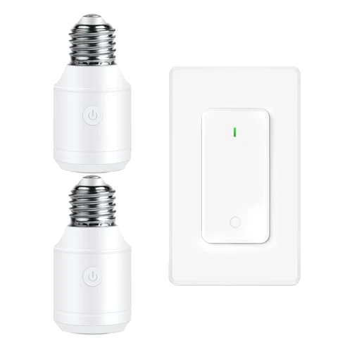 WiFi Smart Outlet Plug with Remote, Wall Switch, Compatible with Alexa and Google — Smart Plug, GREENCYCLE
