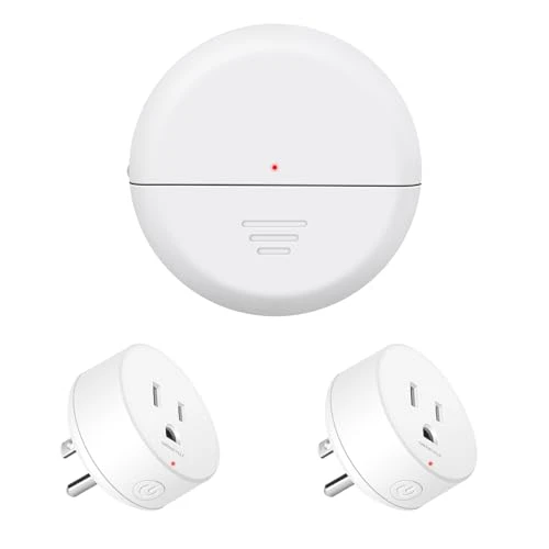 WiFi Smart Outlet Plug with Remote, Wall Switch, Compatible with Alexa and Google — Smart Plug, GREENCYCLE