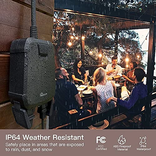 2 in 1 Outdoor Smart Dimmer Plug — Smart Plug, TREATLIFE