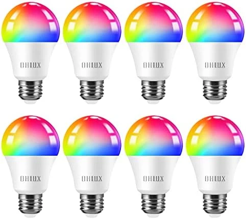 6-Pack E12 Smart Candelabra LED Light Bulbs — Smart Light Bulb, OHLUX