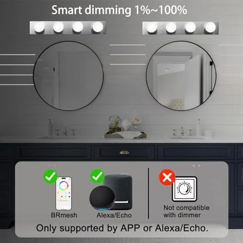 App-Controlled Globe Light Bulbs — Smart Light Bulb, ILC