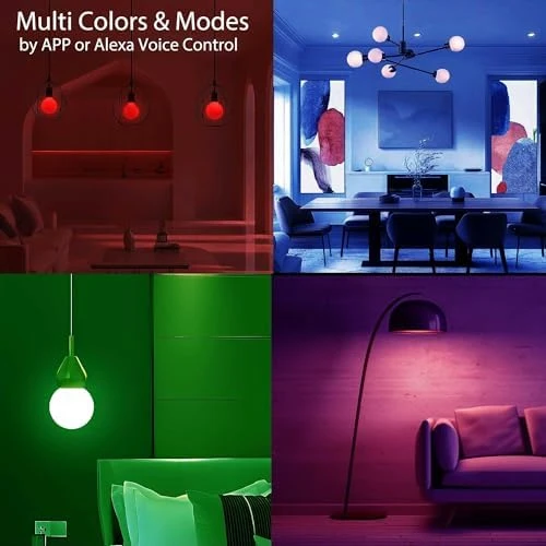 App-Controlled Globe Light Bulbs — Smart Light Bulb, ILC